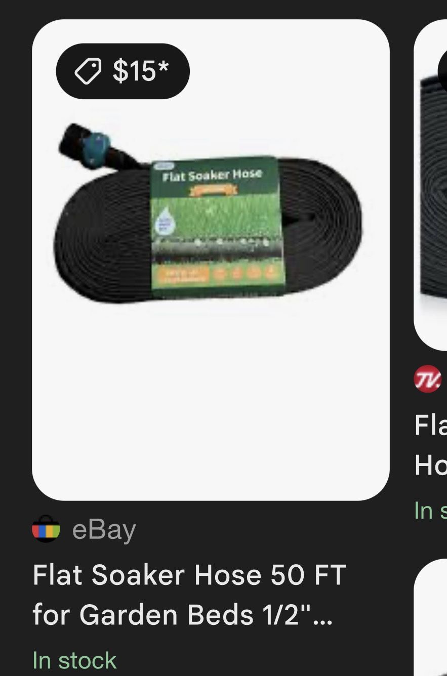 50ft Flat Socket Hose 