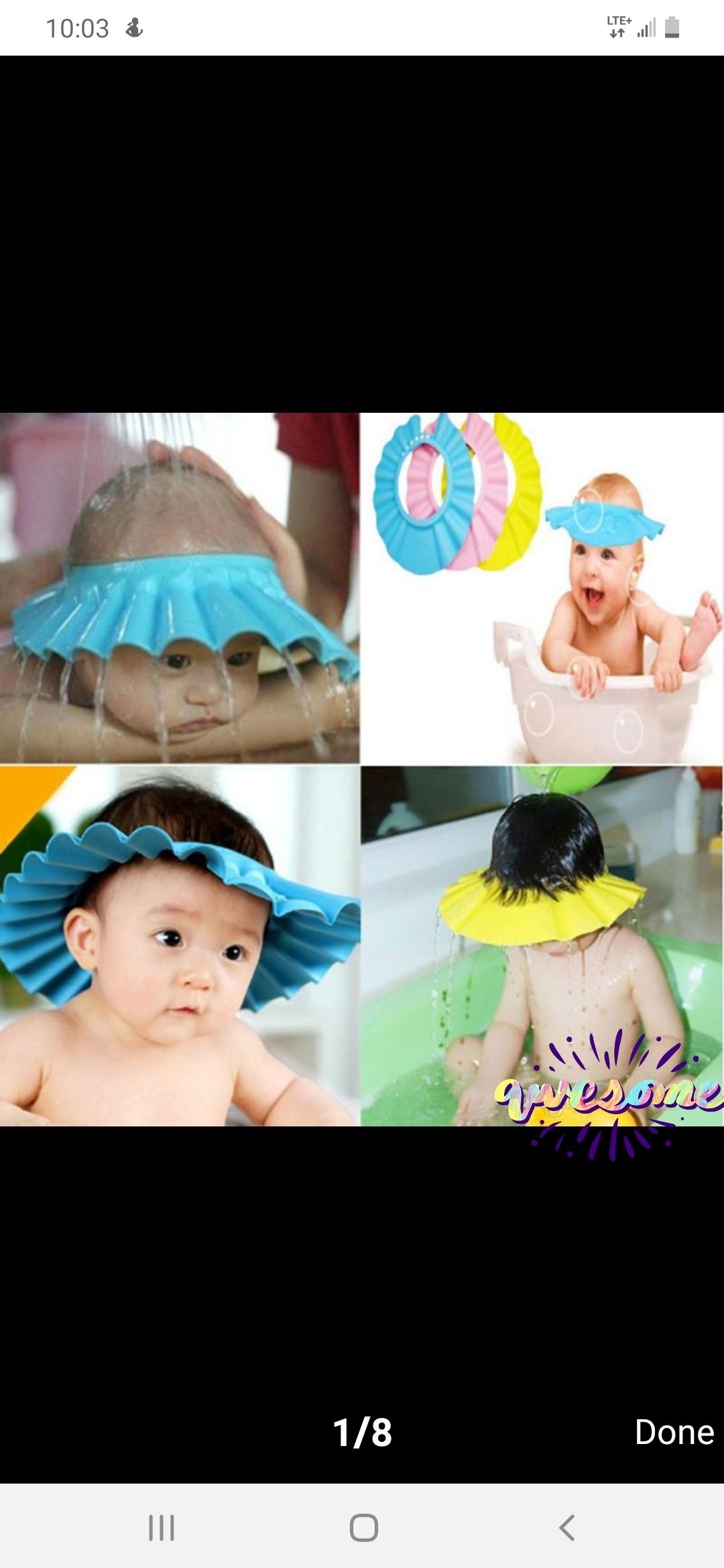 Baby Boy/Girl Shower Caps