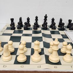 Tournament Chess Set with Digital Chess Clock Timer