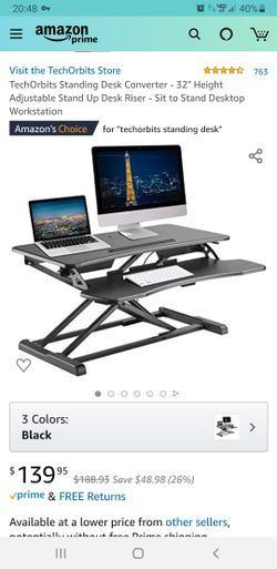 Adjustable sit or stand desk