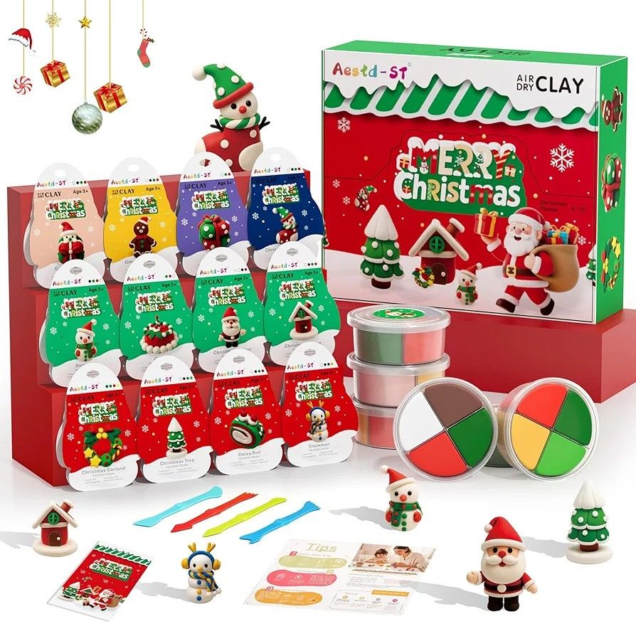 Air Dry Clay Kit - Christmas Theme, Modeling Clay