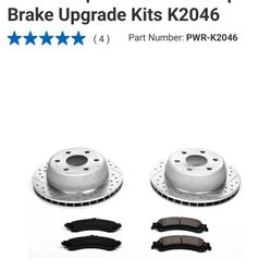 PowerStop Rear Brake Rotor And Pad Kit (2004 Yukon SLE)