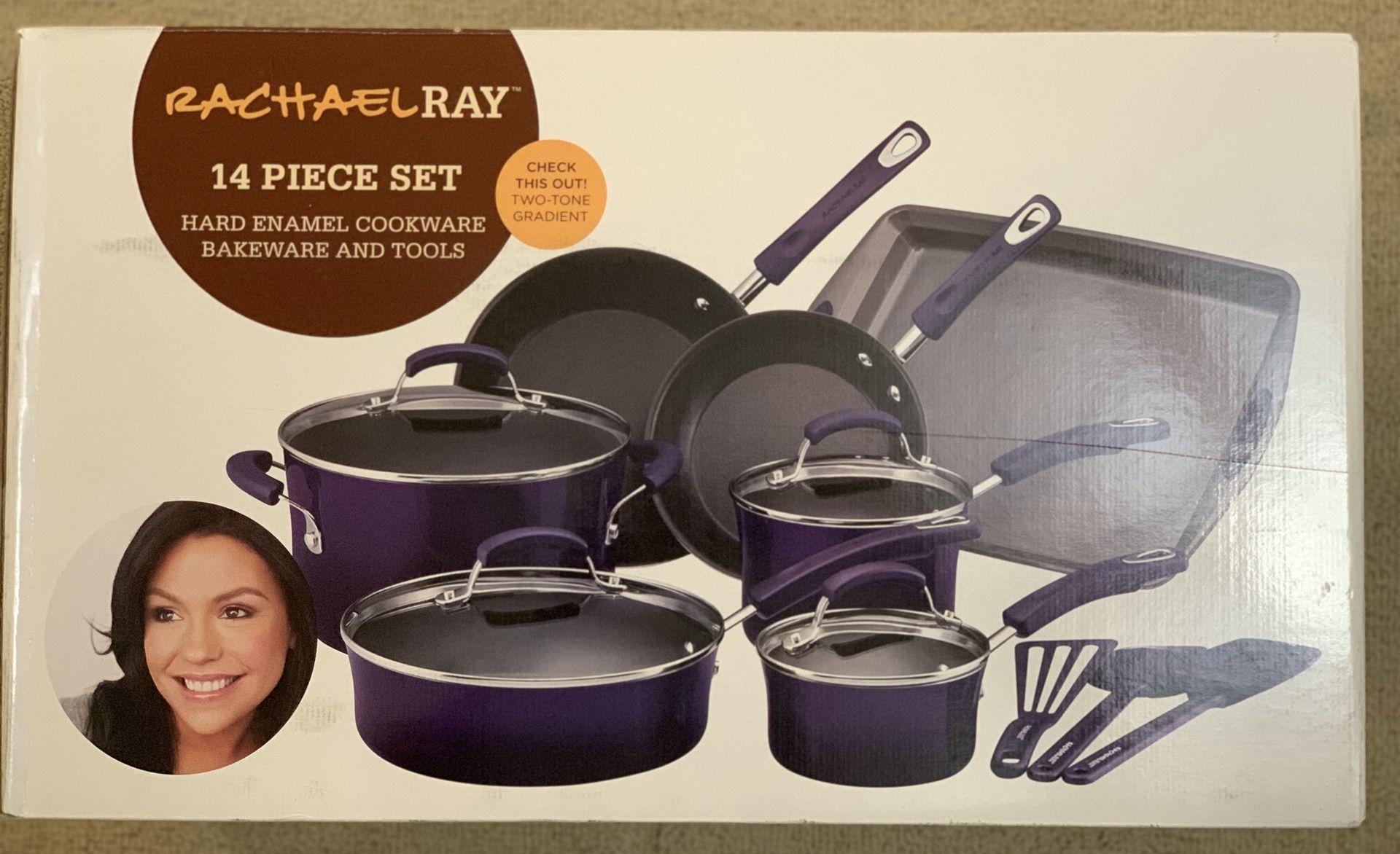 😲 New Rachel Ray 14 Pieces cookware bakeware