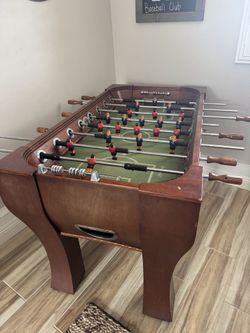 Wooden Sportcraft Foosball Table