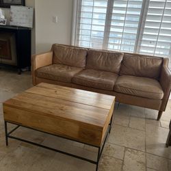 West elm Couch And Coffee Table