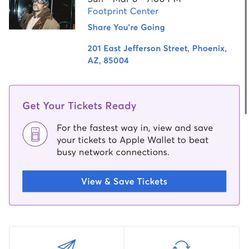 Two Bad Bunny Tickets Concert March 6th