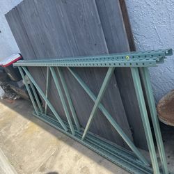 3-Industrial Pallet Rack Uprights