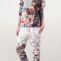 Rare Markus Lupfer Floral Joggers
