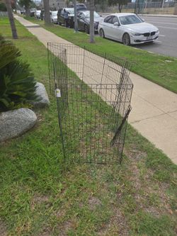 Black Wire Pet Playpen Exercise Pen