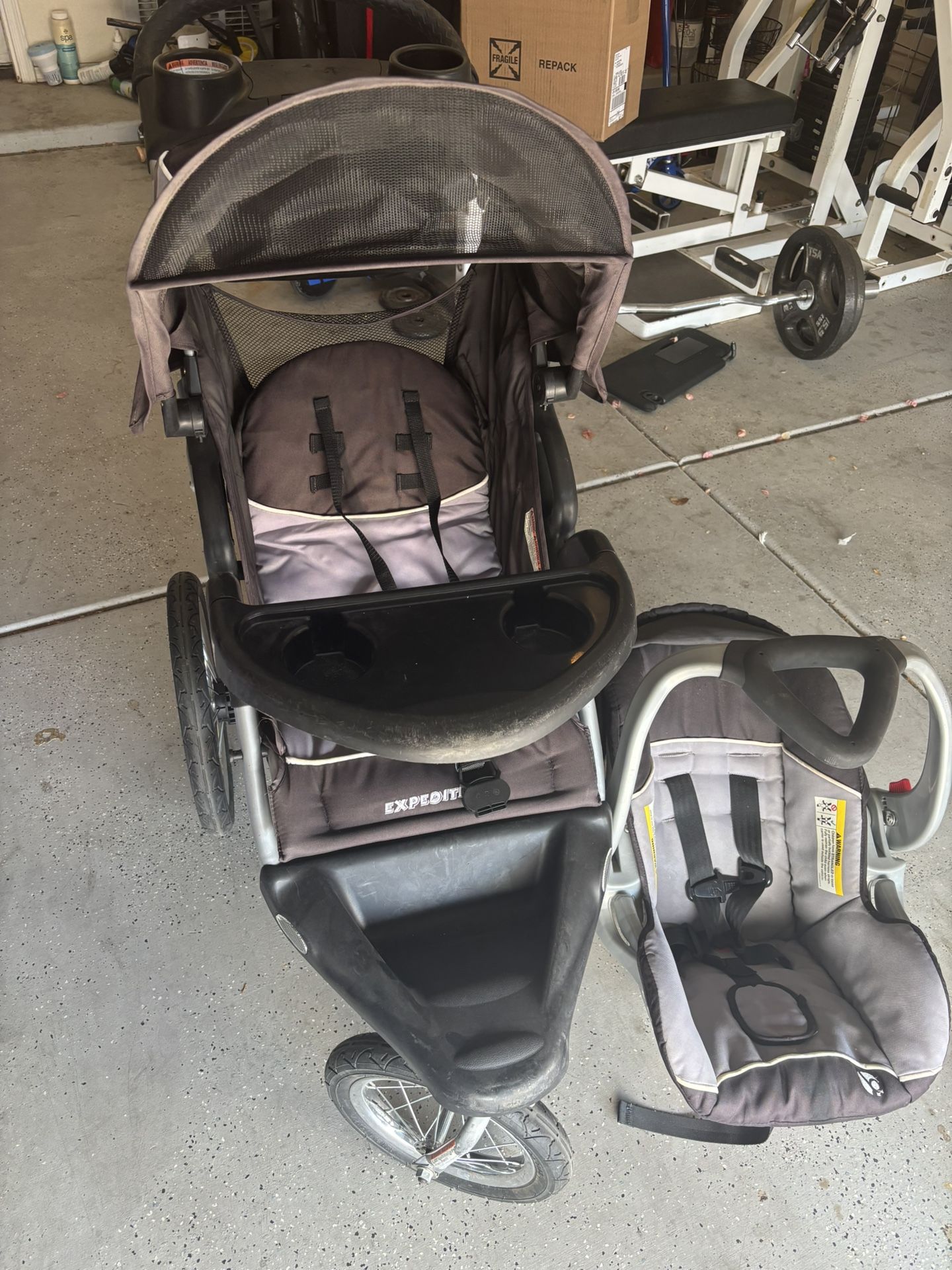 Jogger Baby Stroller With Car Seat