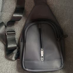Gray Crossbody Bag