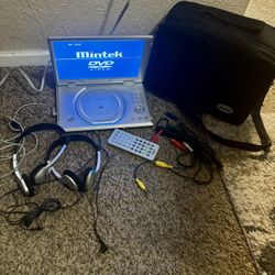 Vintage Retro  Mintek 10.2 Inch Portable DVD Player 