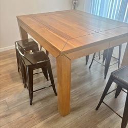 Wooden Dinner Table (expandable)