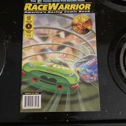 RACE WARRIOR Comic.   America’s Racing Comic