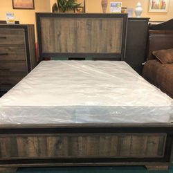 Ellendale Bedroom Set Queen or King Bed Dresser Nightstand Mirror Chest Options 