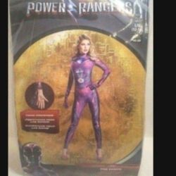 Pink Power Ranger  Bodysuit-Size 12-14-Adult/Teen Costume 