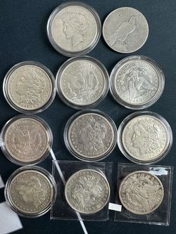 Morgan & Peace Dollars (11)