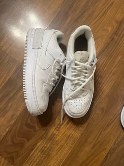 Women’s Size 8 - Nike Air Force 1 Shadow Triple White
