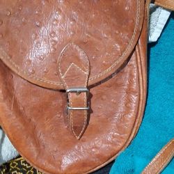 Ostrich Hand Bag 
