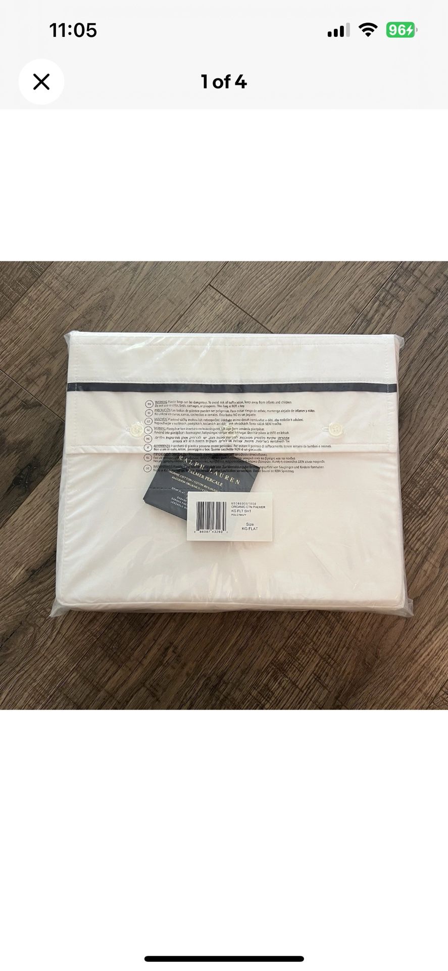 Ralph Lauren Flat Sheet King