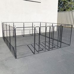 $270 (New in box) Large 10x10 FT Heavy Duty 48” Tall 16-Panel Pet Playpen Dog Crate Kennel Exercise Cage Fence 