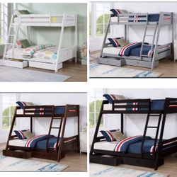 Bunk Bed Full And Twin Not Including Mattress 