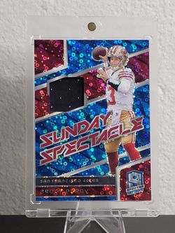 Brock Purdy Panini Spectra Sunday Spectacle Jersey Card /60