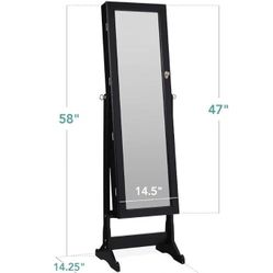 Jewelry Standing Mirror