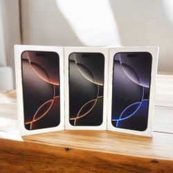 A3083 Pro Max Apple IPhone 16 pro Max 256gb new sealed Unlocked 1yr warranty floor model 