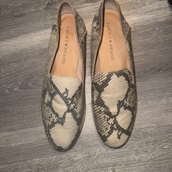 Women’s Lucky Brand Cahill Flat Snake-Skin