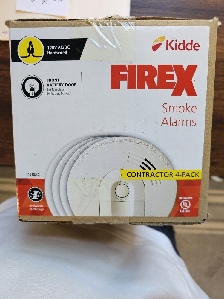Case Of New Smoke Alarms 