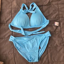 Mossimo 2-piece Bikini -Swimming Pool Blue 