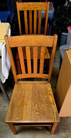 Antique Oak Chairs