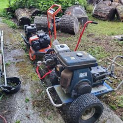 Several Pressure Washers