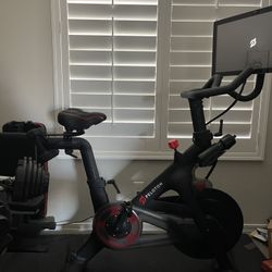 Peloton Bike | Indoor Stationary Exercise Bike With Swivel Screen