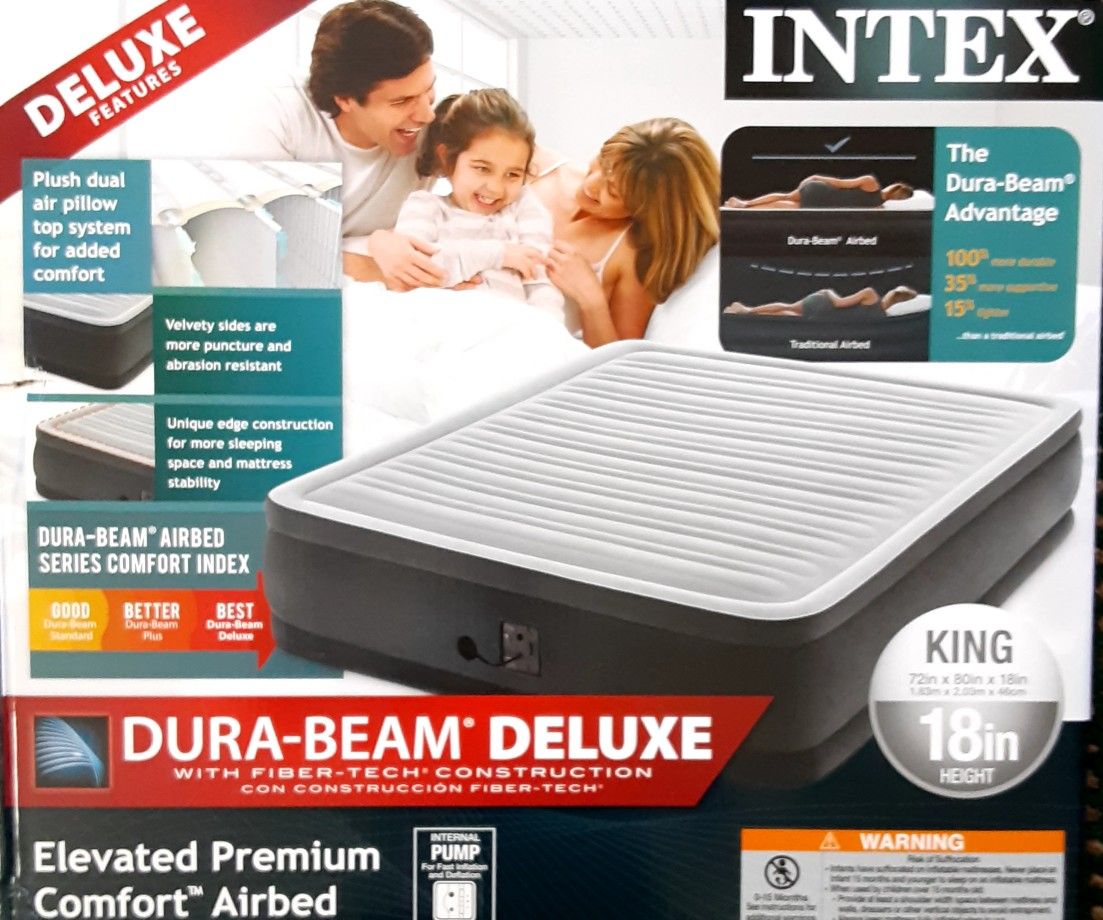 Dura-beam deluxe King Size air mattress *NEW*