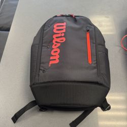 WILSON Tour Backpack Red/Black
