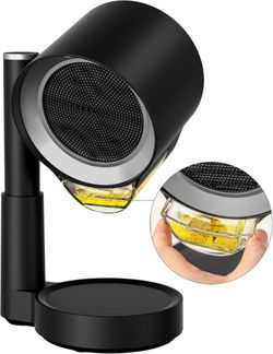 Portable Range Hood: Kitchen Countertop Cooking Exhaust Fan Quiet Smoke Removal - 3-Speed Suction Height & Angle Adjustable Design Dual-layer Filter- 