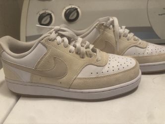 White & Beige Nikes