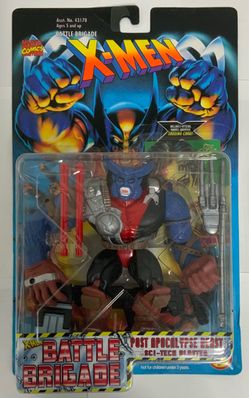 X-MEN Battle Brigade Post Apocalypse Beast Sci-Fi Tech MOC Toybiz 1996 New