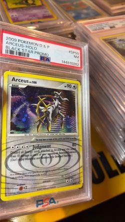 PSA 7 Arceus Holo Black Star Promo #DP50 2009