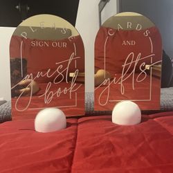 Wedding signage