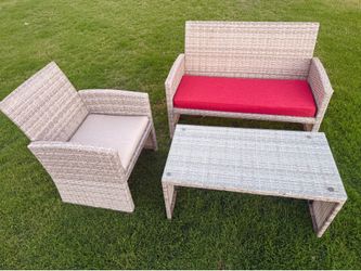 All Weather patio set , top glass
