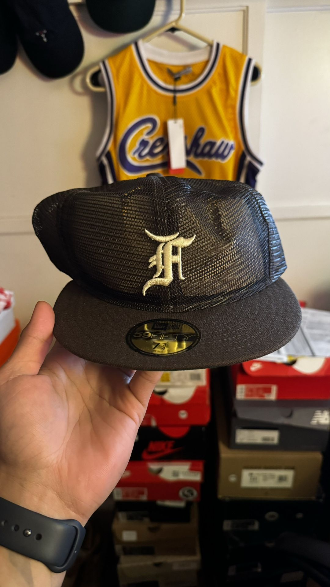 Fear of God Essentials Mesh F 59Fifty Hat 'Walnut'