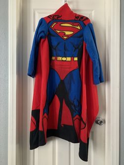 Kids Throw Blanket With Sleeves (Superman)