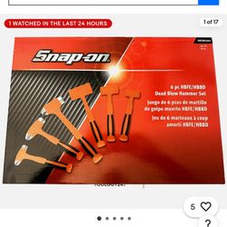 New snap on 6pc hammer set