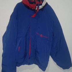 Y2k Tommy Hilfiger Puffer Zip Up Jacket 