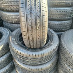 ATLAS  $ 280 -- 215/60/17/ SEMI NEW FOUR TIRES 