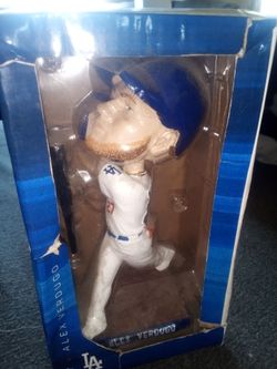 Alex Verdugo LA Dodgers Bobblehead box is a little worn