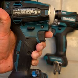 Makita Impact And Hammer Drill Set 